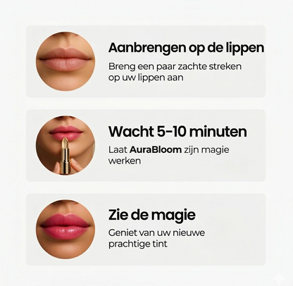 AuraBloom Crystal Elixir | Kleur veranderende lippenstift