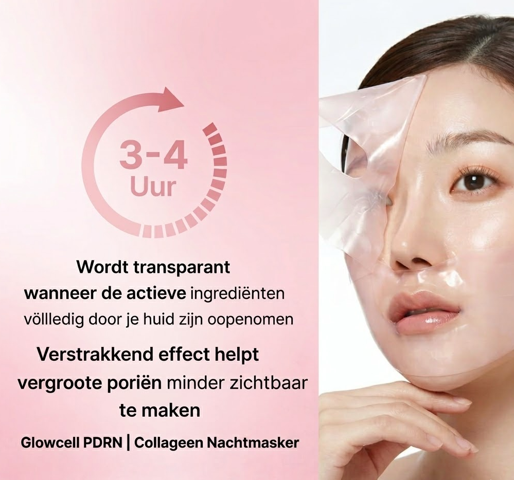 GlowCell PDRN | Collageen Nachtmasker
