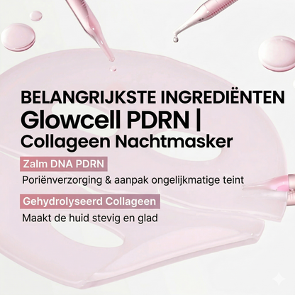 GlowCell PDRN | Collageen Nachtmasker