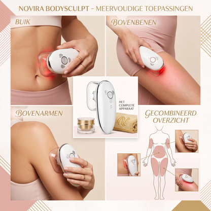 Novira Bodysculpt toepassingen buik bovenbenen bovenarmen