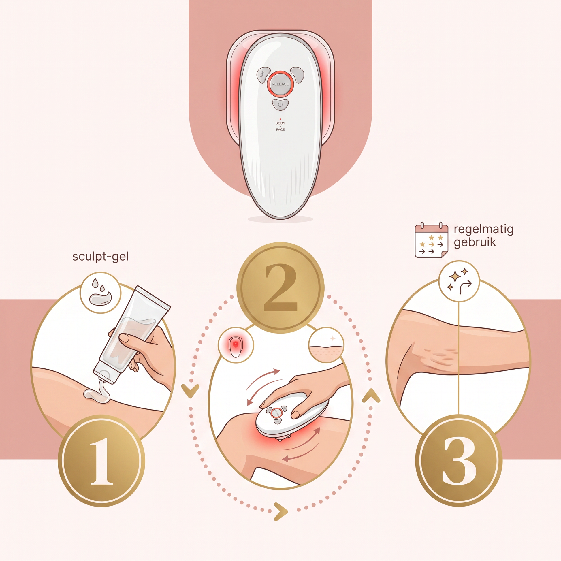 Novira Bodysculpt stap voor stap gebruik